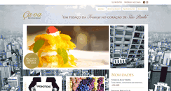 Desktop Screenshot of cavarestaurant.com.br